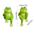 thumbnail image 4 of Sales Today Clearance! Gosuguu Pottery Frog Statue Decoration, 2pcs Ceramic Frog Garden Ornaments, Cute Garden Décor for Courtyards, Yard, and Outdoor Spaces, Garden Sculptures and Statues, 4 of 7