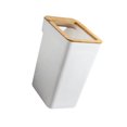thumbnail image 1 of Modern Trash Bin Garbage Can Wastebasket Home RV Bathroom Dustbin Bucket for Toilet Bedroom White 7L, 1 of 9