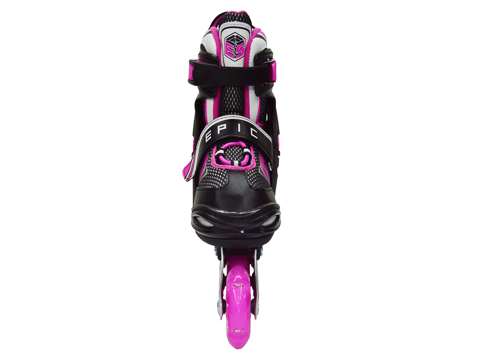 Epic Fury Adjustable Inline Roller Skates w/LED Light Up Wheels