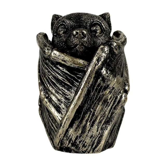 Caja de almacenamiento con estatua de murciélago de Halloween, caja para guardar baratijas, adornos artísticos, figuritas, organizador de joyas para