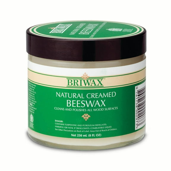 Natural Creamed Beeswax, 8 oz.