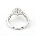 thumbnail image 5 of solitaire jewels 1CT Round Moissanite Twisted shank Engagement Ring For Women, 18K White Gold, 5 of 7
