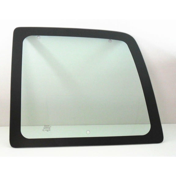 Movable Back Window Back Glass Passenger Right Side Compatible with Chevrolet Express/GMC Savana 1996-2002 Models