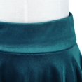 thumbnail image 4 of B91xZ Jupe Cargo Mini pour Femmes Taille Haute Extensible Fluide Décontractée Midi, Bleu L, 4 of 5