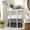 Silver, variant on Wall Mounted Bathroom Towel Rack with Wooden Shelf, Metal Towel Holder for Large Towels, Space Saving Storage for Small Bathrooms and RV Camping