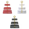 thumbnail image 1 of 3x 3 capas Cupcake Stand Bandeja de servicio para boda Baby Shower, 1 of 9
