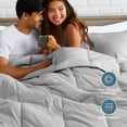 thumbnail image 5 of Bare Home Down Alternative Comforter Set - 3-Pieces - All Seasons - King, Light Gray, 5 of 10