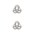 thumbnail image 4 of Guardurnaity Clip de anillo de bufanda para mujer, hebilla de chal elegante, Pin decorativo, bufandas de moda para boda, hebillas fijas para mujer Plata 2piezas, 4 of 6