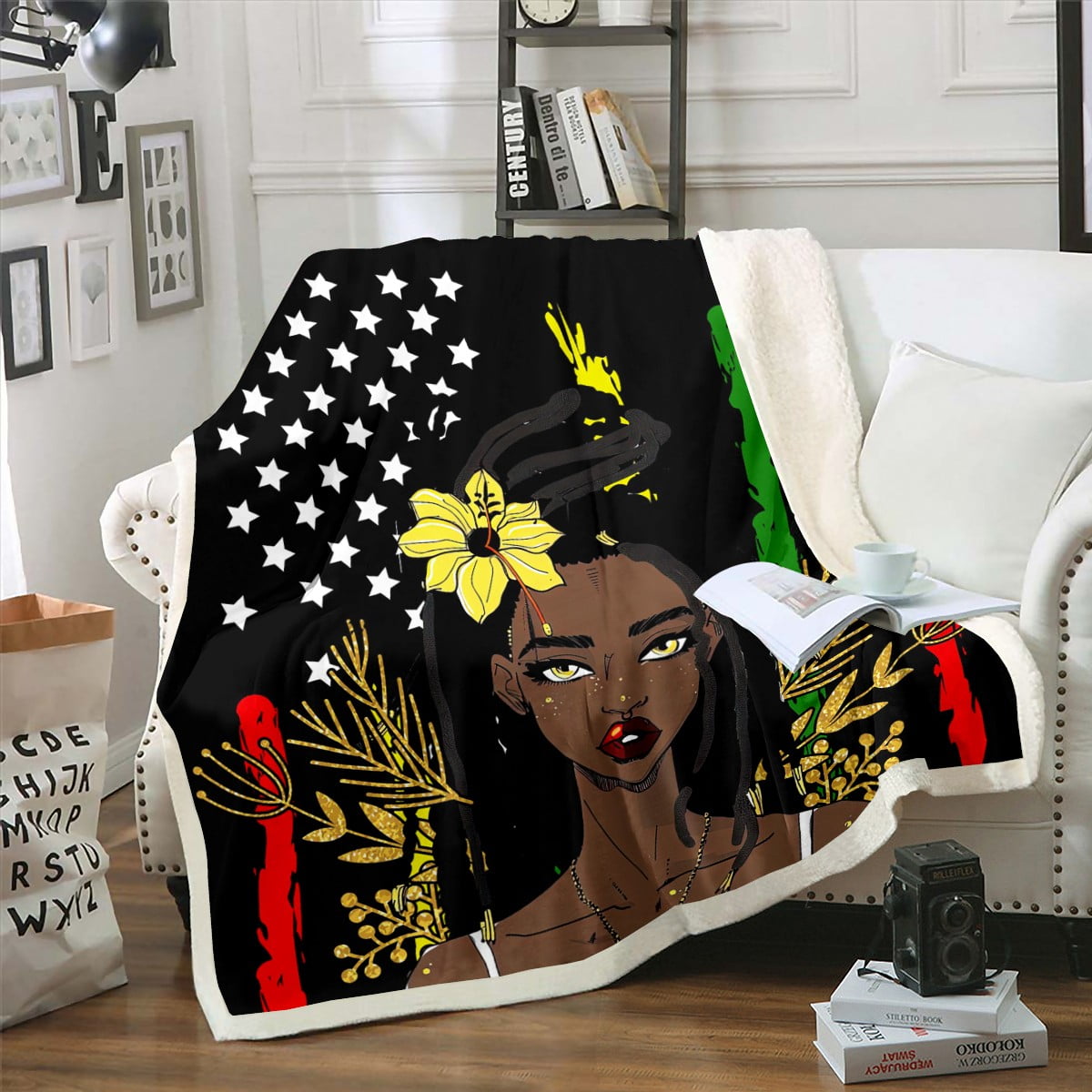 YST African Women Throw Blanket 40 X50