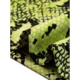 thumbnail image 5 of INSPIRAR CHIC Top de Mujer Sin Mangas con Cuello Halter Ajustado y Estirado, Top Arrugado para Fiesta S Verde-Serpiente, 5 of 5