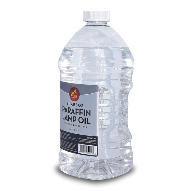Aceite de parafina para lámpara Ner Mitzvah, transparente, sin humo, 2 litros (2000 ml)