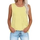 thumbnail image 2 of Camisas Y Tops de Verano de Mujer Cuello Redondo Camisa sin Mangas de Rayas Tela Cómoda Casual para Citas, Ocasional, Fiesta, Playa, Trabajo, 2 of 8