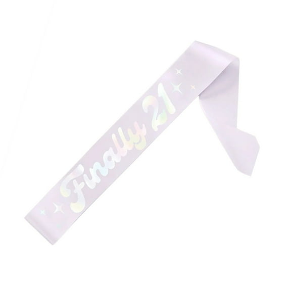 Aellinatey Girl Teens Birthday Sash for Spring Carnivals Photography Birthday FINALLY 21