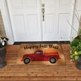 thumbnail image 5 of Guanhe Fall Doormats for Front Door, Fall Pumpkin Car Print Kitchen Welcome Mats Floor Rugs for Thanksgiving Decor 24x16Inch, Brown, 5 of 6