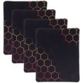 thumbnail image 1 of 4pcs Mouse Pad Pattern Anti-skid Mouse Pad Travel Office Desktop Mouse Pad, 1 of 8