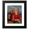 thumbnail image 2 of Michael Sweerts 12x14 Black Modern Framed Museum Art Print Titled - Double Portrait, 2 of 5