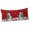 Red, variant on Red Snowman Christmas Pillow Covers Queen, Xmas Tree Gifts Snowflake Winter Soft Brushed Microfiber Breathable Throw Pillow Covers, Decorative Pillowcase with Zipper for Couch Sofa Bedroom 20"x30"