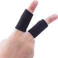 thumbnail image 3 of Sports Finger Bandages, Elastic Finger Cot Protective Finger Straps, 10 Count (Black), 3 of 4