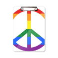 thumbnail image 1 of Rainbow   Anti war LGBT Clipboard Folder Writing Pad Backing Plate A4, 1 of 4