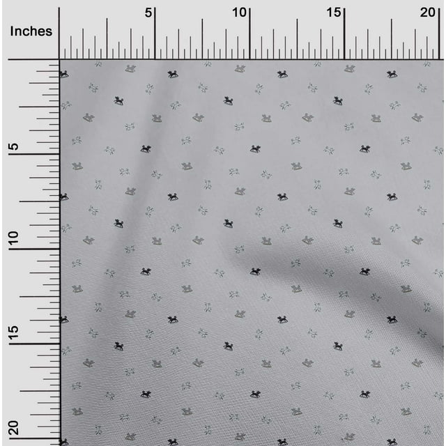 oneOone Cotton Poplin Fabric Dogs Animal Fabric Prints by Yard 42 Inch Wide