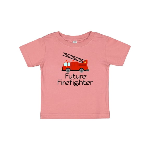 Inktastic Ladder Truck Future Firefighter Boys or Girls Baby T-Shirt
