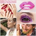 thumbnail image 3 of Juego de belleza con purpurina gruesa de 16 piezas, purpurina corporal reflectante para ojos, cara, mejillas, cabello, uñas, labios, para cuerpo, mejillas y cabello, festivales y fiestas, maquillaje, 3 of 5