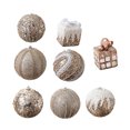 thumbnail image 4 of Bolas de Navidad Árbol de Navidad Ceremonia de bodas de plata Decoración con champán Decoración para el hogar Cocina Sala de estar Dormitorio, 4 of 5