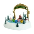 thumbnail image 3 of Estatua navideña con caja de música, manualidades, regalos de aniversario, adorno de mesa multifuncional para niños, mujeres, mamás, abuelas y bebés, 3 of 9
