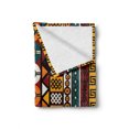thumbnail image 2 of Kente Pattern Soft Flannel Fleece Throw Blanket, Vertical Borders Inspired by Timeless Cultures Geometrical Design, Cozy Plush for Indoor and Outdoor Use, 70" x 90", Multicolor, by Ambesonne, 2 of 6