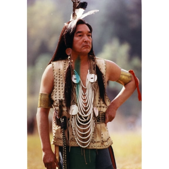 Graham Greene Portrait in Native American Outfit Photo Print (24 x 30)