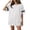 White, variant on Pajama Dress for Women, Long Nightgowns for Women, Womens Sleep Shirt, Women'S Nightgown Short Sleeve Sleep Shirt V Neck Nightshirts Cotton Loose Comfy Pajamas Dress Casual Sleepwear, Black L