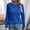 Dark Blue, variant on Zylanna Women's Pullover Sweaters, Knitted Solid Color Crew Neck Long Sleeve Casual Tops for Women Army Green