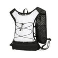 thumbnail image 2 of figatia Men Running Vest Reflective Gear Portable Adjustable Vest Backpack for Marathoner Hiking Trail White, 2 of 8