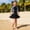 ZA Black, variant on Toddler Girl Swimsuit Tropical Foliage Kids Long Sleeve Full Length One Piece Sun Swimsuit Bathing Suits for Girls Navy 8-9Y