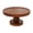L, variant on Acacia Wood Cake Stand with Glass Dome Lid, Footed Round Wooden Cake Display Stand with Ball Handle Cover, Dessert Cake Holder for Kitchen Counter Party Table 19cm