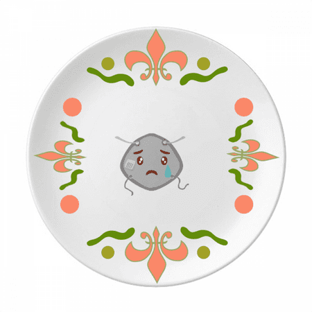 

Poor Lovely Head Expressions Deary Flower Ceramics Plate Tableware Dinner Dish