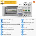 thumbnail image 3 of Amdohai Tuya WiFi Intelligent Automatic Reclosing Protector Multifunctional Current Voltage Monitoring Power Meter Protections Values Settable, 3 of 8