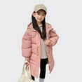 thumbnail image 4 of Baby Winter Coats 18-24 Kids Boy Girl Puffer Jacket Coat Hood Mid Length Big Pocket Light Weight Warm Padded Winter Outwear, 4 of 4