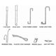 thumbnail image 3 of Kit de herramientas de emergencia para abrir y cerrar la puerta del coche + bomba de aire negra universal, 3 of 5