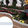 thumbnail image 6 of Neoyler Long Lasting PVC Garden Fence Small Flower Bed Edging Multi-Purpose Decorative Border with Ground Studs for Patios Pathways Easy Assembly Suit for Home Landscaping, 6 of 6