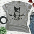 thumbnail image 2 of Border Collie Mom T-shirt, Unisex Women's Shirt, Border Collie Owner, Cute Dog Mom Gift, Dark Heather Gray, Large, 2 of 6