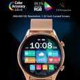 thumbnail image 3 of Smart BT Watch, 1.32 Inch Curved Screen 360x360 HD Resolution Mobile APP Control Electronic Watch  for Daily Life Work, 3 of 7