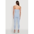 thumbnail image 4 of Womens Haute Monde Denim Sweetheart Neckline Jumpsuit, 4 of 4