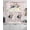 LightPink, variant on Spring Pig Swag Kitchen Curtains Sets for Windows 24 Inch Length, Butterfly Botanical Floral Summer Short Window Curtain Panels Swags Valances and Tiers 3 Piece Set for Cafe/Dining Room