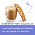 thumbnail image 3 of YBQF Turtle Pecan Biscotti Italian Cookies - Caramel Pecan Cookies Dipped in Milk Chocolate - Pecan Biscotti Individually Wrapped Cookies - All Natural Ingredients - Kosher - 6.88 oz (6 Boxe, 3 of 5
