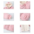 thumbnail image 5 of NOLDARES Toddler Winter Coats Lightweight Puffer Jacket for Baby Infant kids(Pink,12-18 Months), 5 of 5