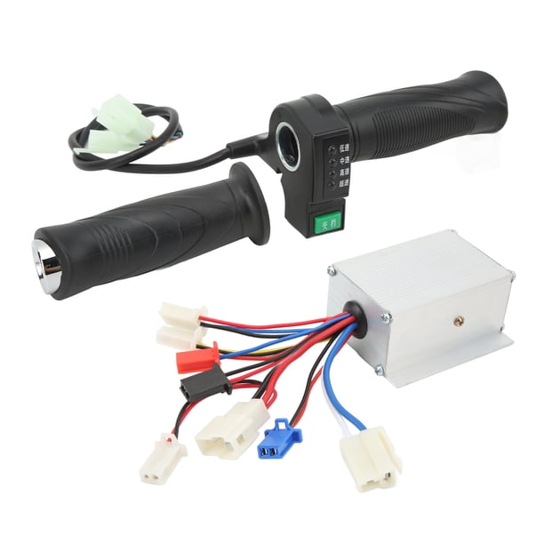 Empuñadura Del Acelerador, Controlador De Velocidad Del Motor A Prueba De Arañazos Empuñadura De Giro Del Acelerador 12V 250W Fácil De Instalar Caucho De Aleación De Aluminio ANGGREK Otros