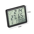 thumbnail image 3 of Hygrometer under $5! Yannianjz Digital Indoor Thermometer Hygrometer, Temperature Humidity Monitor with LCD Display, Room Thermometer for Home Office, Tabletop Hygrometer with High Low Records, 3 of 7