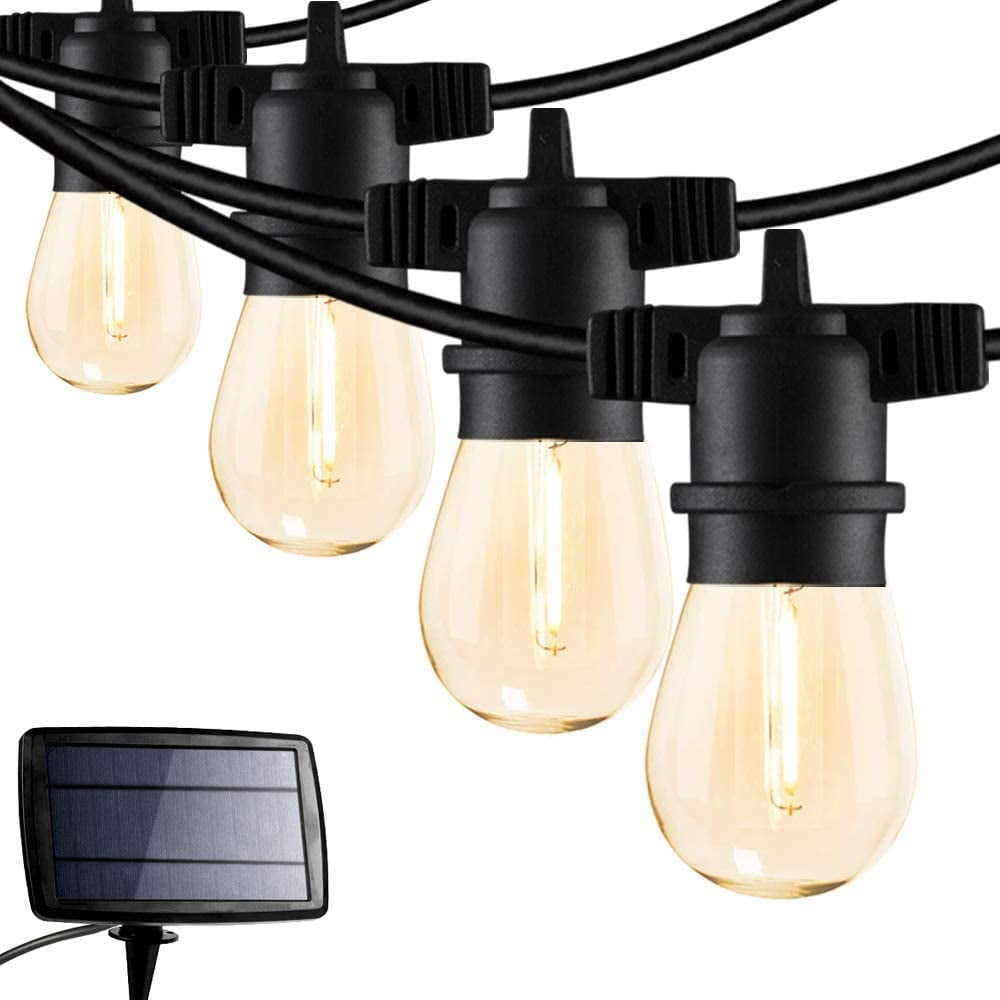 SUNTHIN Solar Patio Lights, 49FT Solar String Light Waterproof Heavy