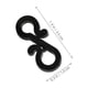 thumbnail image 2 of VERDANVERSE 120Ud De Plástico Para Cadenas De Luces Exterior Clips Para Canalón Negros Resistentes, 2 of 8